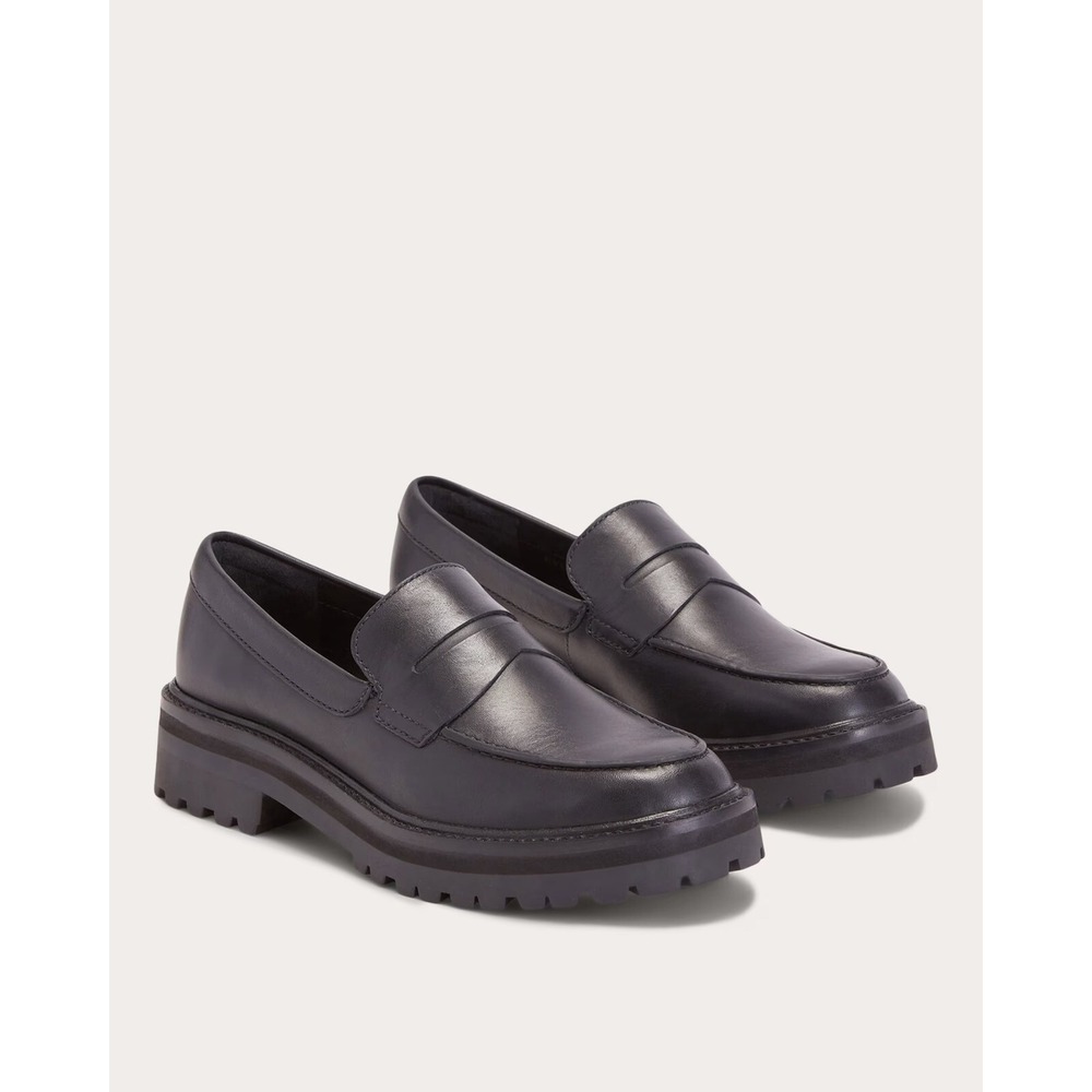 Everlane Black Leather Loafers
